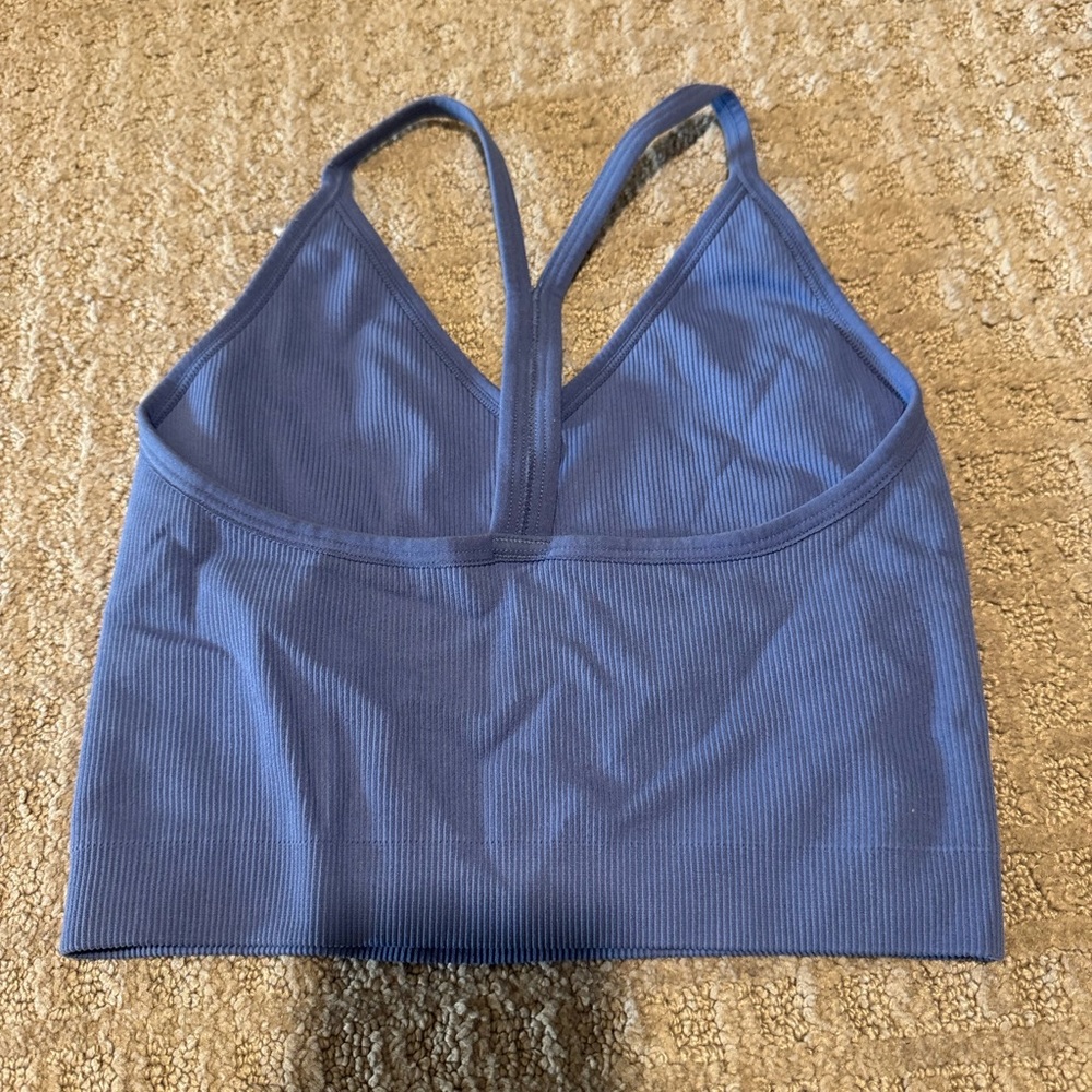 SET Active Vibrant Blue Ribbed Tank - Picture 2 of 2